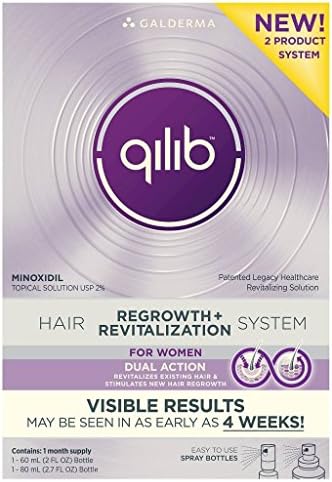 qilib Regrowth Plus Revitalization Hair System, Women, 4.7 Fluid Ounce (2 Pack)