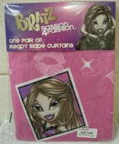 Zap Bratz Passion 4 Fashion Curtains, Pair, 66 x 54 Inch
