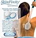 Skinfinity Lotion Applicator Wand Set w/ Loofah, Sponge & Pumice Stone