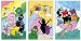 Vilac - 5809 - Jouets En Bois - Boite Forme Barbapapa 3 Puzzles Evolutifs