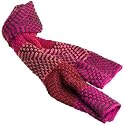 Echo Women's Alpaca Stitch Wrap Dark Pink Tones