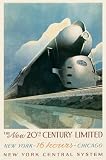 20Th Century Limited by Leslie Ragan 22.25 x 28  Canvas Art