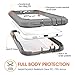 rooCASE RC-SAM-S6-GT-BK Glacier Tough Hybrid PC TPU Rugged Case for Samsung Galaxy S6 - Black