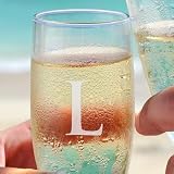 Monogrammed Champagne Flute