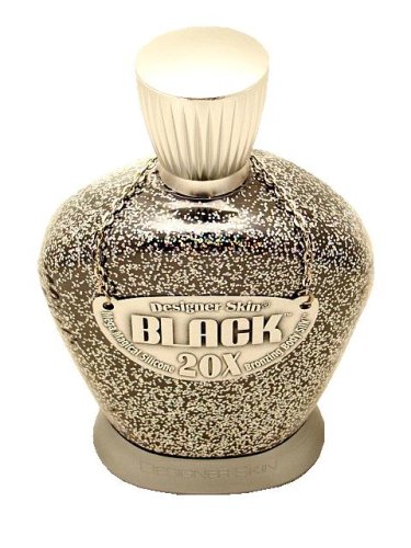 Designer Skin Black 20X Bronzer Indoor Tanning Salon Tan Lotion for Men and Women e400ml 13.5 fl.oz