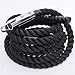 Soozier 20′ x 1.5″ Undulation Strength Training Battle/Climbing Rope – Black