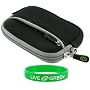 Neoprene Sleeve Case (Black) for Canon PowerShot SD980IS Digital Camera Blue