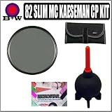 B + W 82mm Kaesemann Circular Polarizer in Wide Angle Slim Mount, MRC Coated Glass Filter Kit For Canon EF 16-35mm f/2.8L II USM