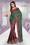 IMAGE OF Alak Fancy festival wear designer Georgette Sari with sequin design