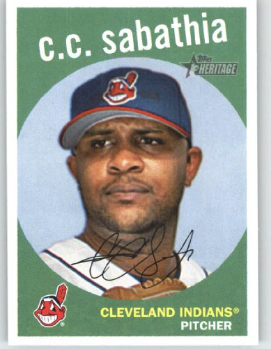2008 Topps Heritage #232 C.C. Sabathia - Milwaukee Brewers (Baseball Cards)