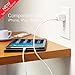 Hama 12Watt/2.4 Amp Home and Travel Charger with SafeCharge Technology, Blue