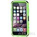 iPhone 6 Plus Case,iPhone 6S Plus Case**HOT**iPhone 6 6s Plus Case [Light Weight] Durable TPU&PC Dual Layer Shockproof Impact Resistant Hard Case Cover with Kickstand for iPhone 6 Plus 6S Plus (Green)