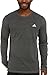 adidas Performance Men's Climacool Aeroknit Long Sleeve Tee, Black, Small