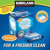 Kirkland Signature Moist Flushable Wipes 600 Pre-moistened Wipes for the Entire Family