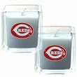 Cincinnati Reds 2 Pack Vanilla Scented Candles - MLB Baseball Fan Shop Sports Team Merchandise