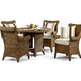 Reformation Dining Room Furniture Rattan Cane Wicker Table