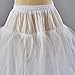 Bridess Gauze White Bridal Crinoline Petticoat For Ball Gown Wedding Dress