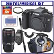 Canon EOS 50D 15.1MP Digital SLR Camera (Body Only) + Canon EF 100mm f/2.8L Macro IS USM Lens + 8GB Secure Digital Medical/Dental Accessory Kit