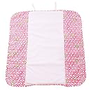 Ah Goo Baby Plush Pad Portable Travel Changing Pad with Memory Foam, Bubbles in Juice Pattern