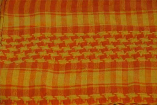 Trendy Premium Houndstooth Orange Yellow