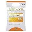 Microsoft Xbox Live 4,000 Points Card