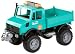 MB Unimog with loading platform and winch