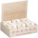 Tea Shop Organic Tea Collection, In Softwood Box 10-count Sachet Tea Bags, 19.2 Ounce...
