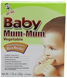 Baby Mum-Mum Vegetable Flavor Rice Biscuit, 24-pieces (Pack of 6)
