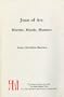 Joan of Arc: Heretic, Mystic, Shaman (Studies in Women and Religion)