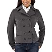 Merona&reg; Women's Fleece Peacoat Jacket - Charcoal Gray