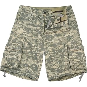 2520 VINTAGE ARMY DIGITAL CAMO INFANTRY UTILITY SHORTS