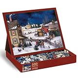 Favor Christmas Eve In The Country 500 Piece Jigsaw Puzzle