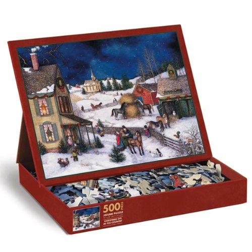 See Christmas Eve In The Country 500 Piece Jigsaw Puzzle