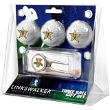 Vanderbilt Commodores NCAA 3 Ball Gift Pack w/ Cap Tool