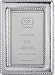 Hammered Sterling Silver Picture Frame With Double Beading 8x10