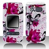 Premium - Pantech P2000/Breeze II Flower on White Cover - Faceplate - Case  ....