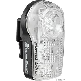 Planet Bike 3034-1 Blinky Superflash .5 Watt LED with 2 Red LED Tail Lights (Black Clear Case) by Planet Bike