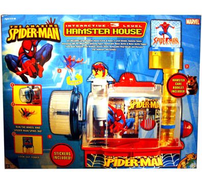 The Amazing Spiderman Hamster House 3 Level