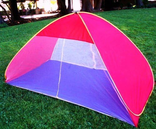 Brand New Summer Pop up Beach Tent Shade Cabana Play Tent with Pegs