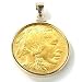 14K Gold 2006 24K American Buffalo Gold Bullion Coin Pendant