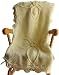 Handmade Acrylic Baby Blanket - Baby Vanilla (100% Knitted/crocheted) [Apparel]