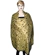Floral Earls Green Reversible India Pashmina Shawl,jamawar Wrap