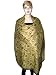 Floral Earls Green Reversible India Pashmina Shawl,jamawar Wrap