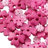 Eigenschaften KnorrPrandell  / Gütermann / KnorrPrandell 2217428 - Knöpfe Kleeblattmix pink, 7g/Dose