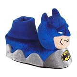 DC Comics Batman Young Boys Plush Sock Top Slippers Size 5/6
