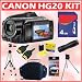 Canon Vixia HG20 AVCHD 60GB HDD Camcorder + Accessory Kit