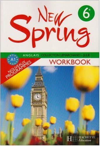 Anglais 6e New Spring : Workbook