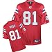 Randy Moss Jersey: Reebok 2010 Alternate #81 New England Patriots Replica Jersey - Small