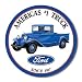 Ford Trucks Since 1917 Round Retro Vintage Tin Sign