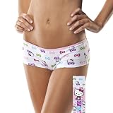 Hello Kitty Juniors 3 Pack Boyshort Panties - Multicolor
